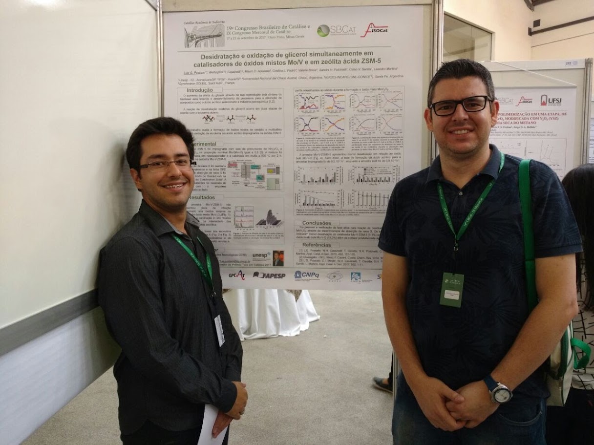 19CBCat-Apresentação de Pôster em Ouro Preto - Prof. Dr. Wellington H. Cassinelli